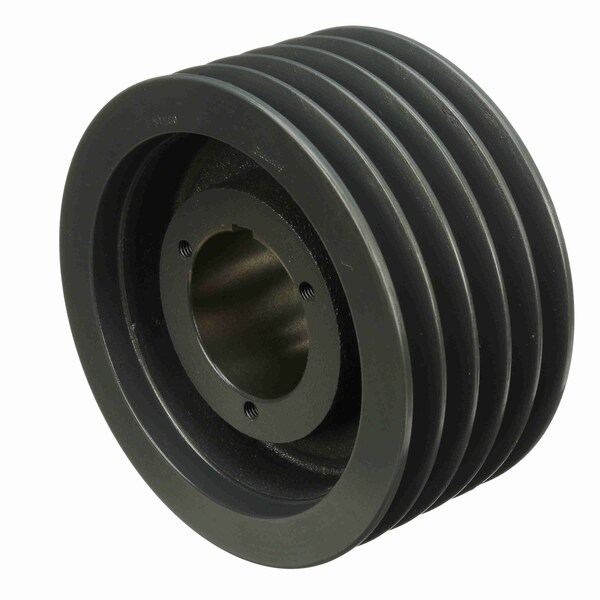 5 Groove Cast Iron Bushed Bore Multiple Sheave, 5TB80